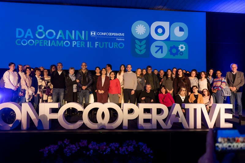 80 anni di Confcooperative Padova