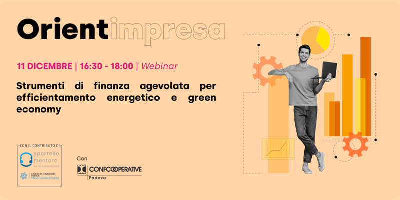 Strumenti di finanza agevolata per efficientamento energetico e green economy