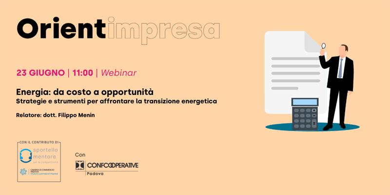 Rassegna Orientimpresa - Webinar “Energia: da costo a opportunità. Strategie e...